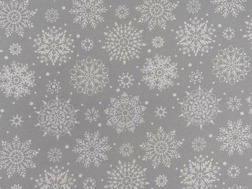 Christmas Table Runner Snowflake , Christmas Napkin Red , Grey , Blue 36" 48" 54" 60" 64" 72" 84" 96" 104" Handmade - CushionCoverAndDecor