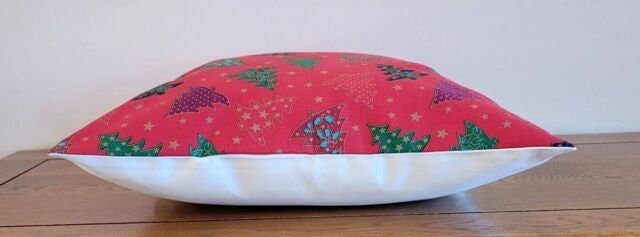 Christmas Tree Pillow Cover , Christmas Cushion Cover , Red Pillow Cover 10" 12" 14" 16" 17" 18" 20" 22" 24" 26" - CushionCoverAndDecor