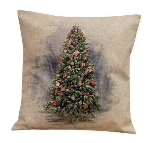 Christmas Trees Cushion Cover - CushionCoverAndDecor