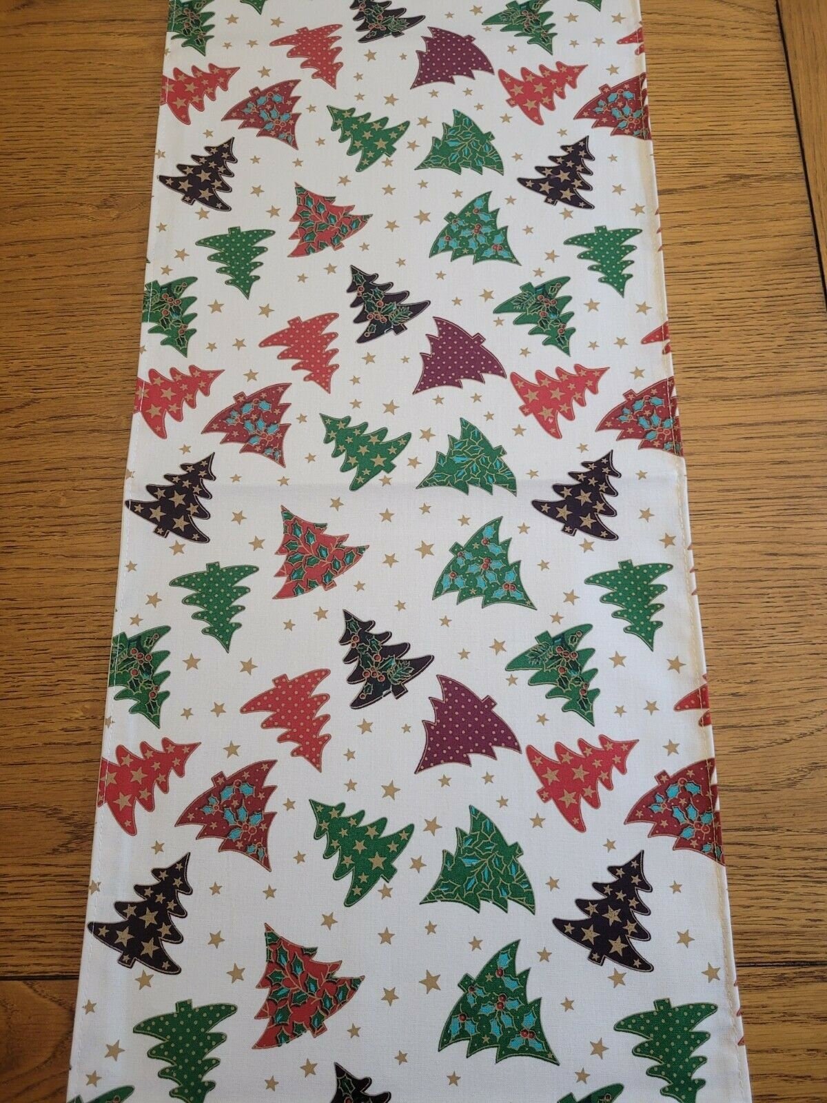 Christmas Trees Table Runner Available In Various Lengths - CushionCoverAndDecor