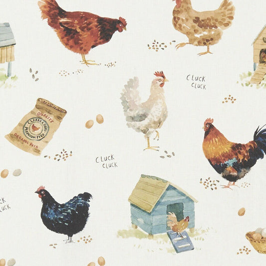 Cluck Cluck Chicken Eggs Tablecloth - CushionCoverAndDecor