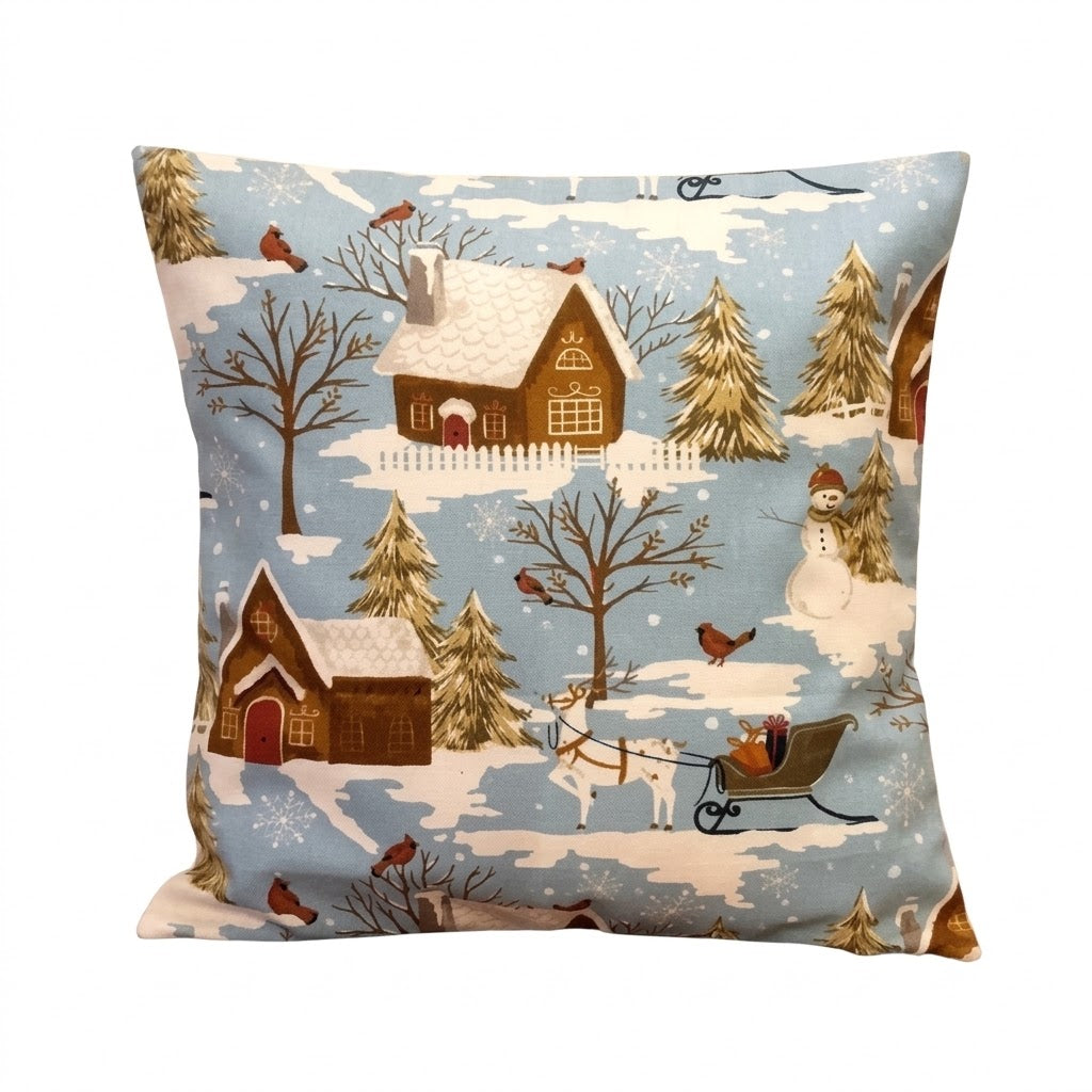 Christmas Scene Cushion Cover