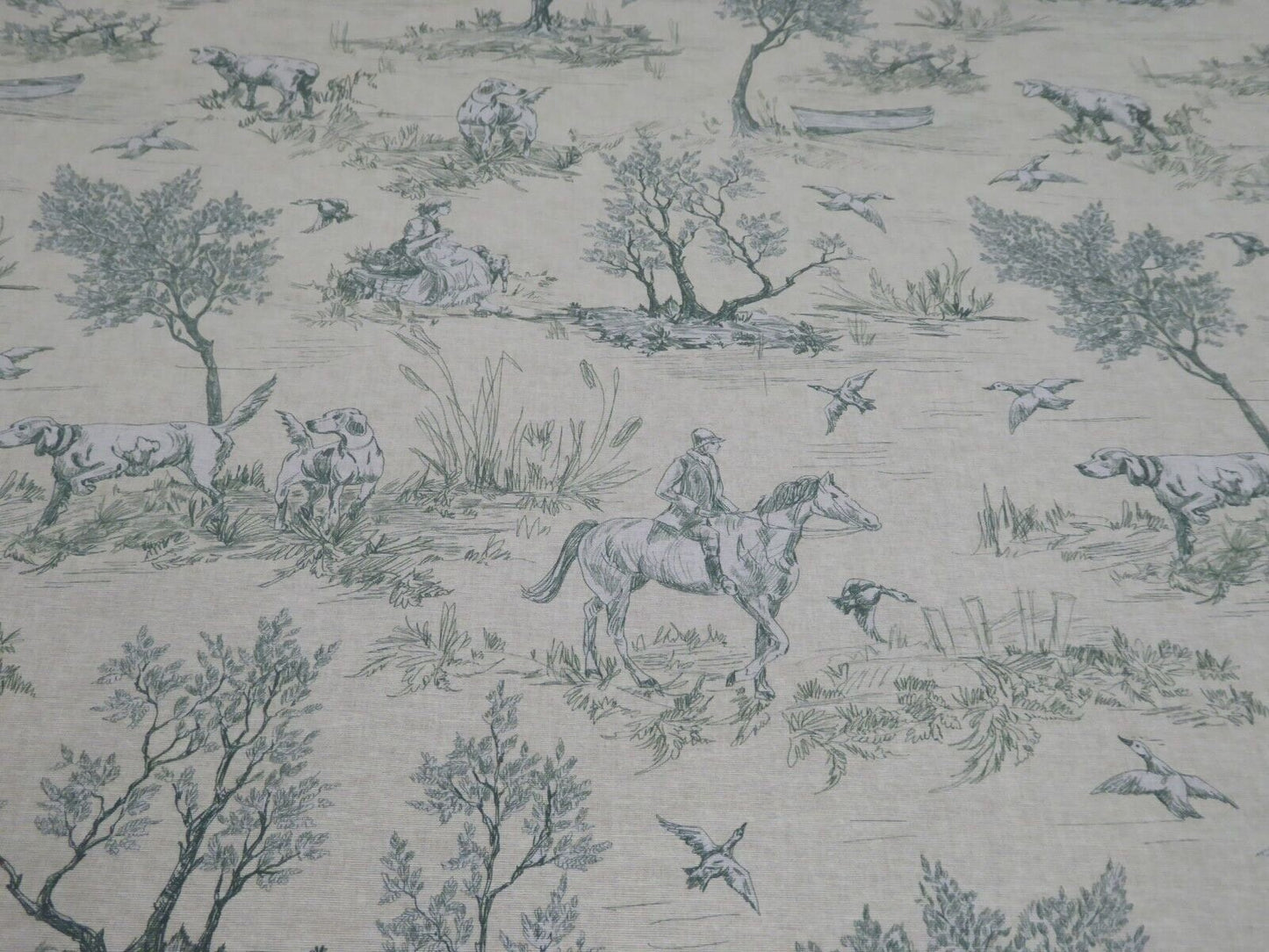 Countryside Tablecloth , Toile Country Tablecloth , Tablecloth Toile De Jouy , Vintage Tablecloth , Country Life Tablecloth , Tablecloth UK - CushionCoverAndDecor