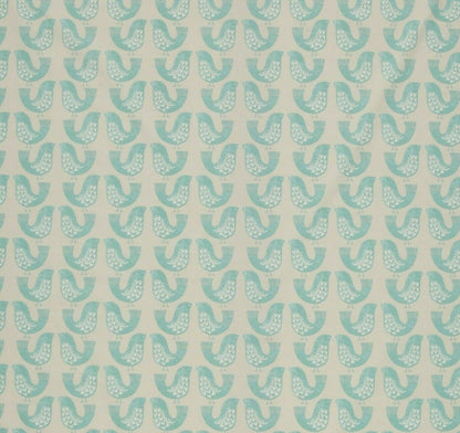 Cushion Cover 10" 12" 14" 16" 17" 18" 20" 22" 24" 26" ILiv Aqua Scandi Bird Design 100% Cotton Handmade - CushionCoverAndDecor