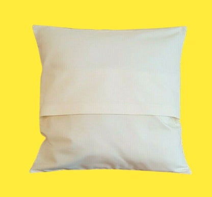 Cushion Cover 10" 12" 14" 16" 17" 18" 20" 22" 24" 26" Mustard Yellow Zig Zag Design 100% Cotton Handmade - CushionCoverAndDecor