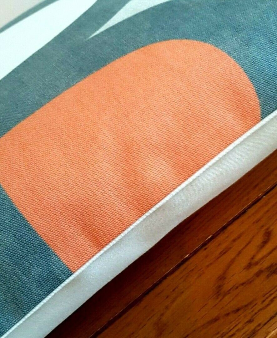 Cushion Cover 10" 12" 14" 16" 17" 18" 20" 22" 24" 26" Prestigious Textiles Docklands Mango Orange Geometric Design Handmade 100% Cotton - CushionCoverAndDecor