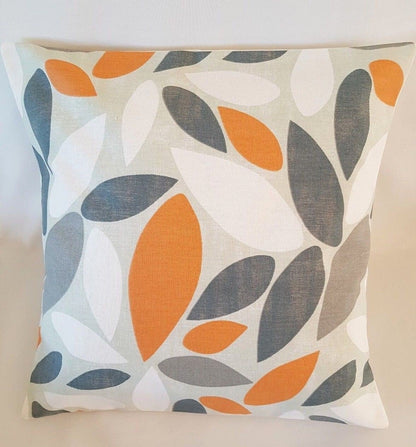 Cushion Cover 10" 12" 14" 16" 17" 18" 20" 22" 24" 26" Prestigious Textiles Pimlico Orange Mango Grey Design Handmade 100% Cotton - CushionCoverAndDecor