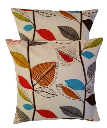 Cushion Cover Cinnamon Autumn Leaves - CushionCoverAndDecor