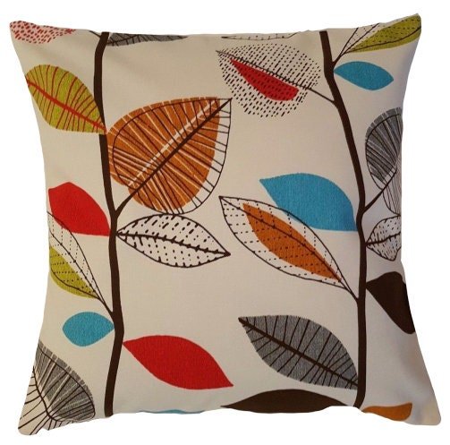 Cushion Cover Cinnamon Autumn Leaves - CushionCoverAndDecor