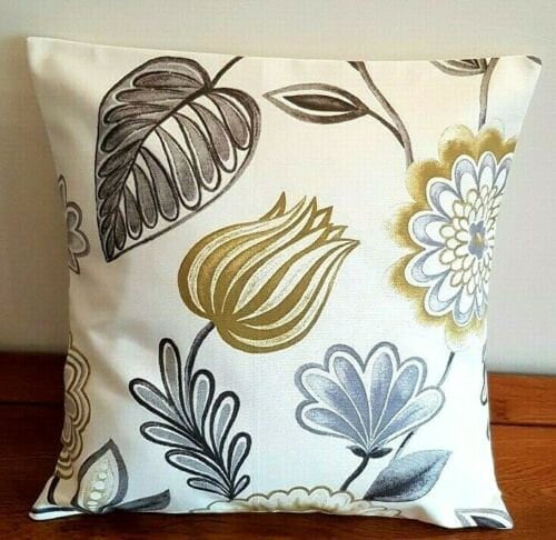 Cushion Cover ILiv Seralio Mineral Beige Gold Floral - CushionCoverAndDecor