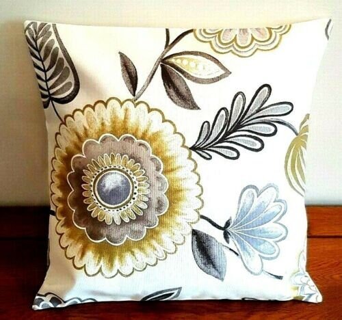 Cushion Cover ILiv Seralio Mineral Beige Gold Floral - CushionCoverAndDecor