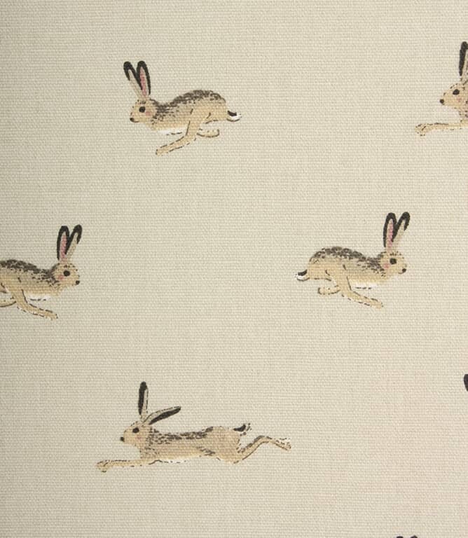 Cushion Cover In Sophie Allport Hare Stone Grey Design , Easter Cushion cover 10" 12" 14" 16" 17" 18" 20" 22" 24" 26" 100% Cotton - CushionCoverAndDecor