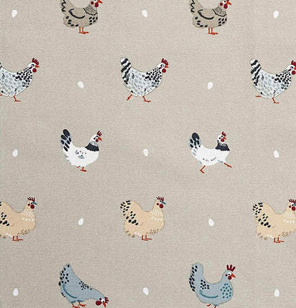 Cushion Cover In Sophie Allport Lay A Little Egg Hen Chicken Design , Easter Cushion cover 12" 14" 16" 17" 18" 20" 22" 24" 26" 100% Cotton - CushionCoverAndDecor