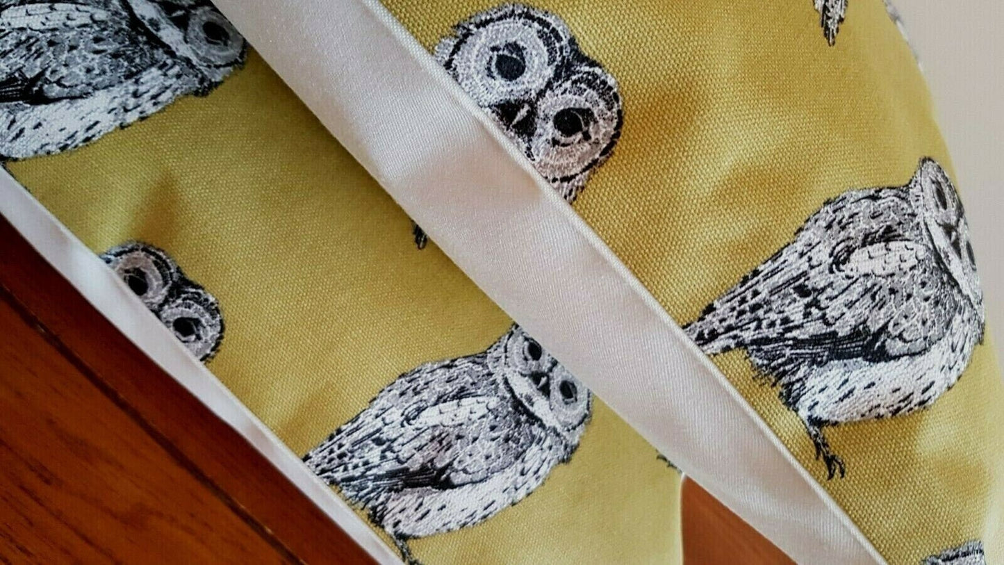 Cushion Cover Khaki Green Grey Olive Owlet Owl 10" 12" 14" 16" 17" 18" 20" 22" 24" 26" Design 100% Cotton Handmade - CushionCoverAndDecor