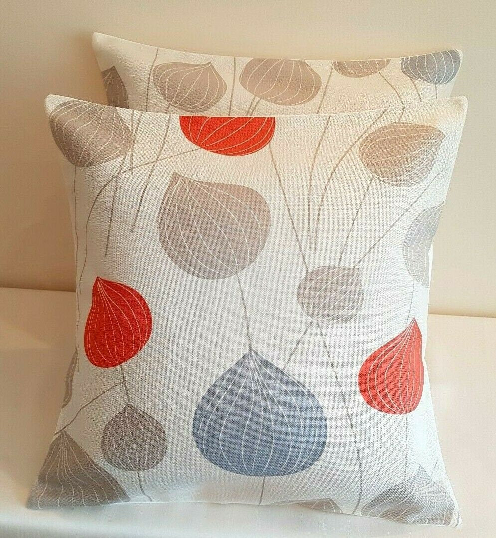 Cushion Cover Lanterns Orange Blue - CushionCoverAndDecor