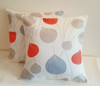 Cushion Cover Lanterns Orange Blue - CushionCoverAndDecor