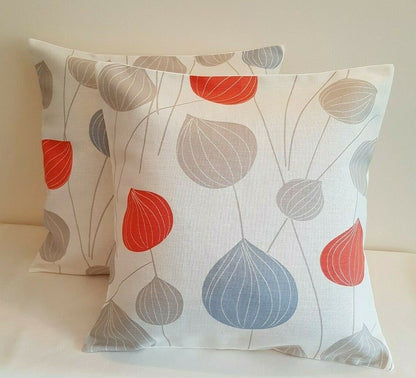 Cushion Cover Lanterns Orange Blue - CushionCoverAndDecor