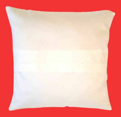 Cushion Cover Molveno Cranberry Red Leaf Design 10" 12" 14" 16" 17" 18" 20" 22" 24" 26" Handmade 100% Cotton - CushionCoverAndDecor