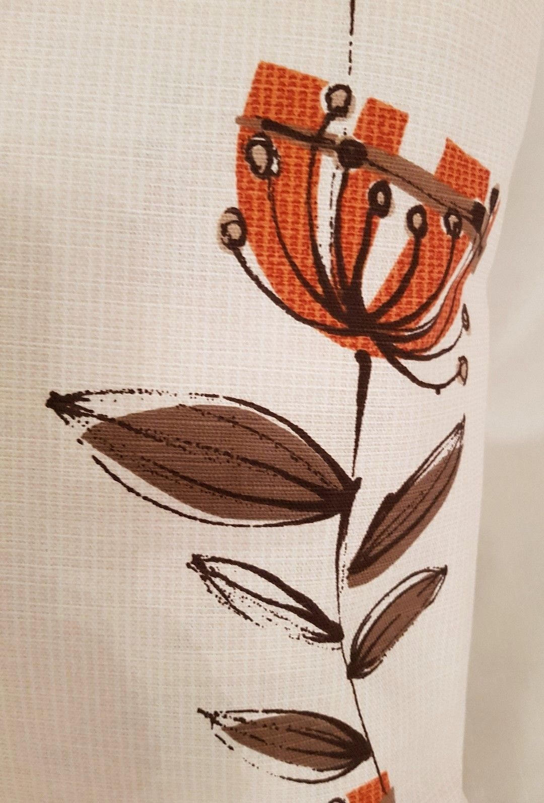 Cushion Pillow Cover Belfield Kristen Floral Orange Design 10" 12 " 14" 16" 17" 18" 20" 22" 24" 26" Handmade 100% Cotton - CushionCoverAndDecor