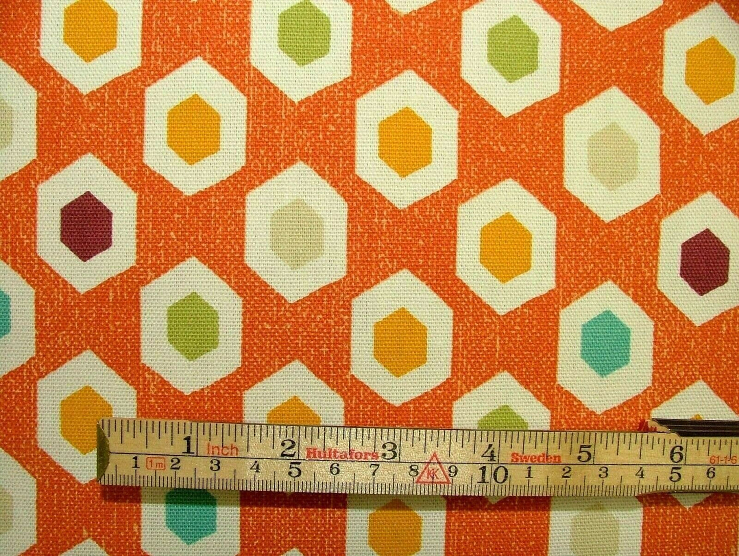 Cushion Pillow Cover Mango Orange Geometric Design 10" 12" 14" 16" 17" 18" 20" 22" 24" 26" Prestigious Textiles Baxia 100% Cotton Handmade - CushionCoverAndDecor