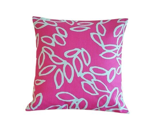 Cushion Pillow Cover Pink Geometric Design 10" 12" 14" 16" 17" 18" 20" 22" 24" 26" 100% Cotton Handmade - CushionCoverAndDecor