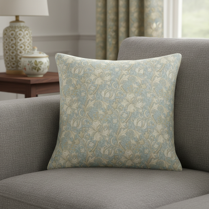 William Morris Golden Lily Floral Pool Cushion Cover