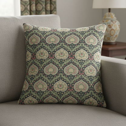 William Morris Eden Floral Midnight  Cushion Cover