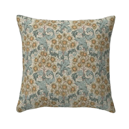 William Morris Kissenbezug mit Herbstblumenmuster