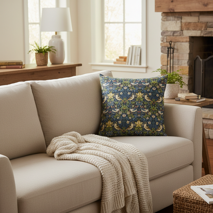 Fodera per cuscino floreale autunnale Cray di William Morris