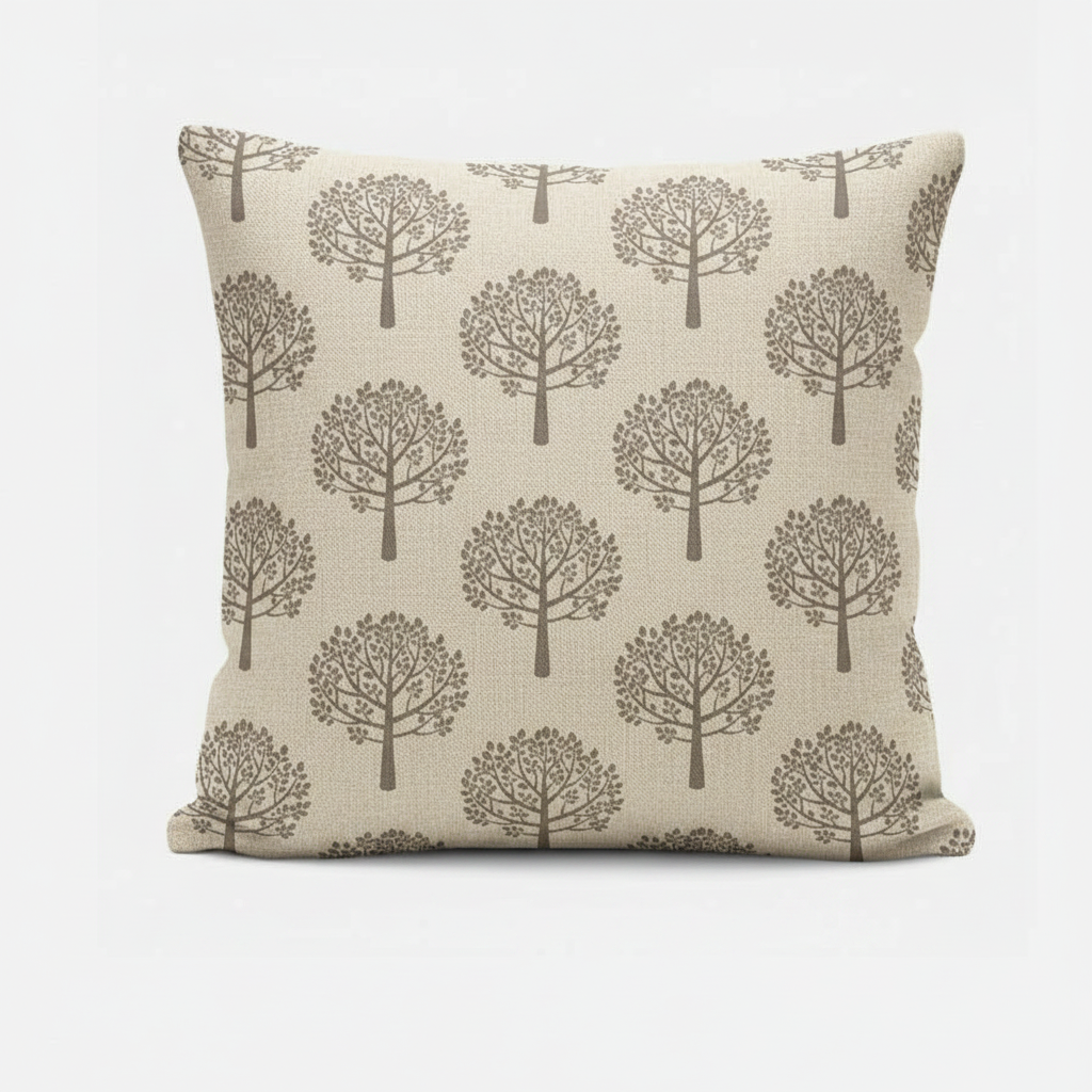 Mulberry Trees Grey Cushion Cover
