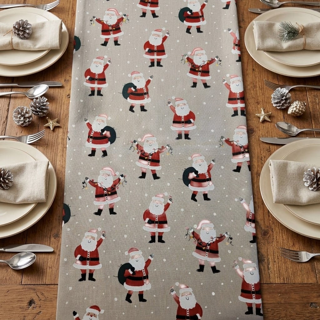 Father Christmas Santa Table Runner