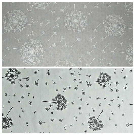 Dandelion Clock Tablecloth , Dandelion Clock White Grey Tablecloth , Summer Floral Tablecloth Tablecloth UK - CushionCoverAndDecor