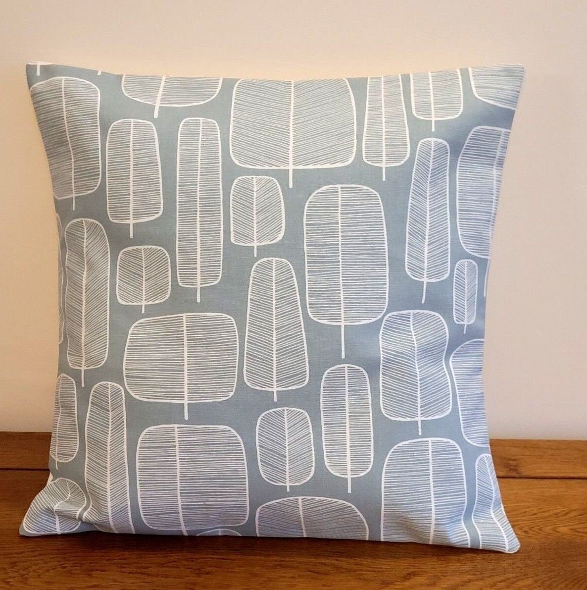 Decorative Pillow Cushion Cover MissPrint Little Trees Comet Blue Design 12" 14" 16" 17" 18" 20" 22" 24" 26" Handmade 100% Cotton - CushionCoverAndDecor