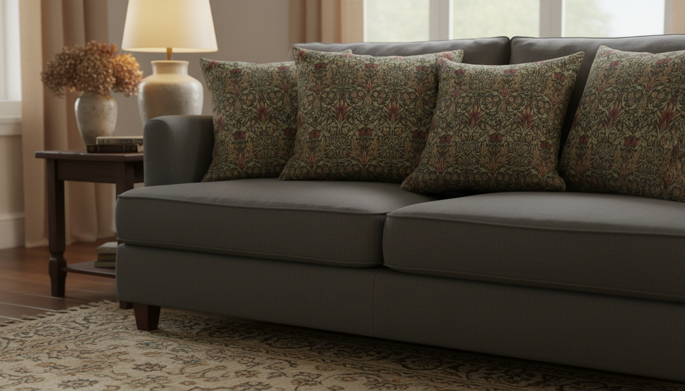 Kissenbezug „Schlangenkopf“ von William Morris