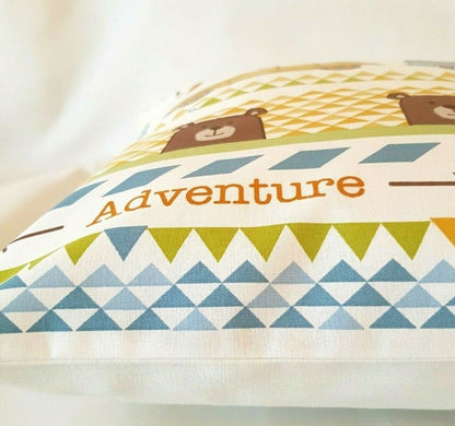 Explore Adventure Cushion Cover , Cars Cushion Cover , Children Pillow Cover , Kids Cushion , Decorative Cushion , Throw Pillow Cover UK - CushionCoverAndDecor