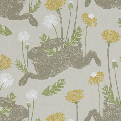 Tischläufer mit Märzhasenmotiv in Weiß und Rosa, Ostertischläufer, Tischläufer in den Größen UK 36", 48", 54", 60", 64", 72", 84", 96", 104", handgefertigt