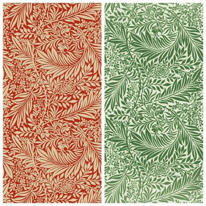 Fabric Napkins William Morris Larkspur Floral Leaf Design 16"x16" Set of 2, 4 , 6 100% Cotton Handmade - CushionCoverAndDecor