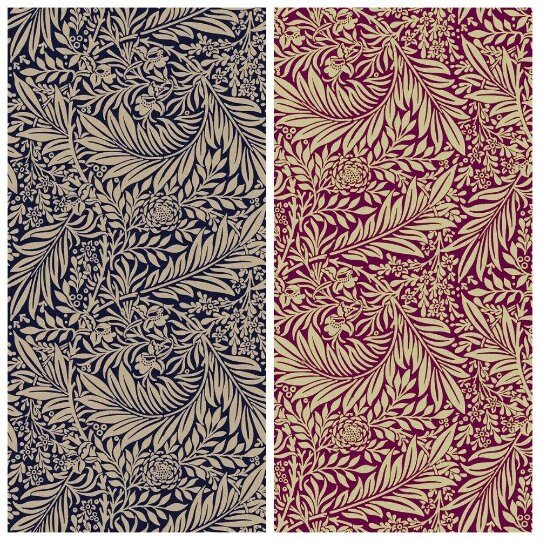 Fabric Napkins William Morris Larkspur Floral Leaf Design 16"x16" Set of 2, 4 , 6 100% Cotton Handmade - CushionCoverAndDecor