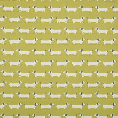 Fabric Placemats Fryetts Dachshund Sausage Dog Duck Egg Mustard Ochre Design 100% Cotton Handmade - CushionCoverAndDecor