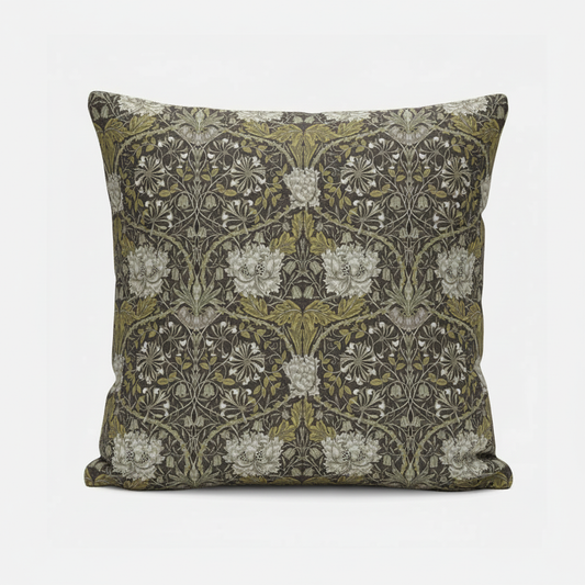 William Morris Kissenbezug mit Herbstblumenmuster