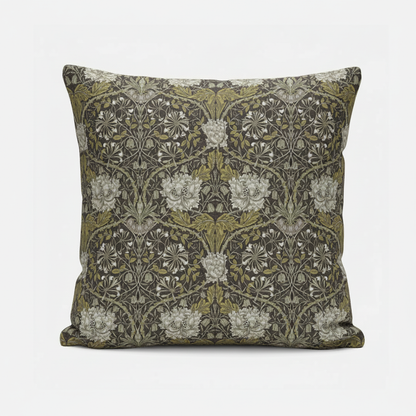 William Morris Kissenbezug mit Herbstblumenmuster