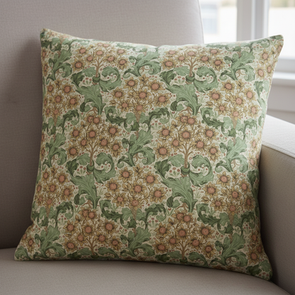 William Morris Orchid Floral Buttercup Cushion Cover