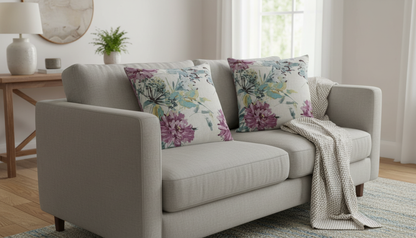 Laura Ashley Cosmos Multi Kissenbezug in verschiedenen Größen