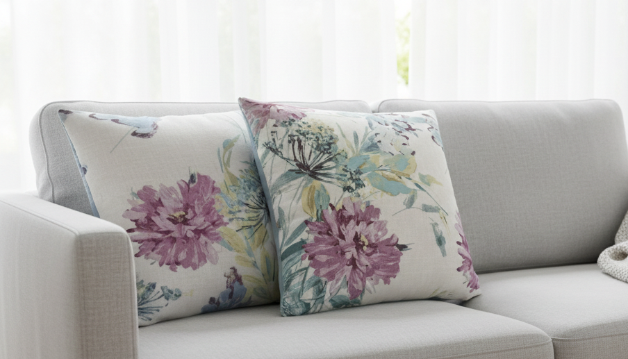 Laura Ashley Cosmos Multi Kissenbezug in verschiedenen Größen