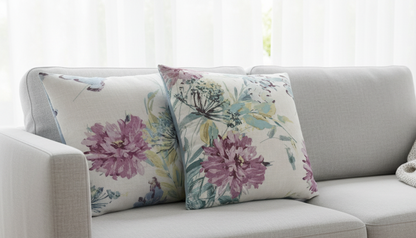 Laura Ashley Cosmos Multi Kissenbezug in verschiedenen Größen