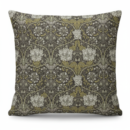 William Morris Kissenbezug mit Herbstblumenmuster