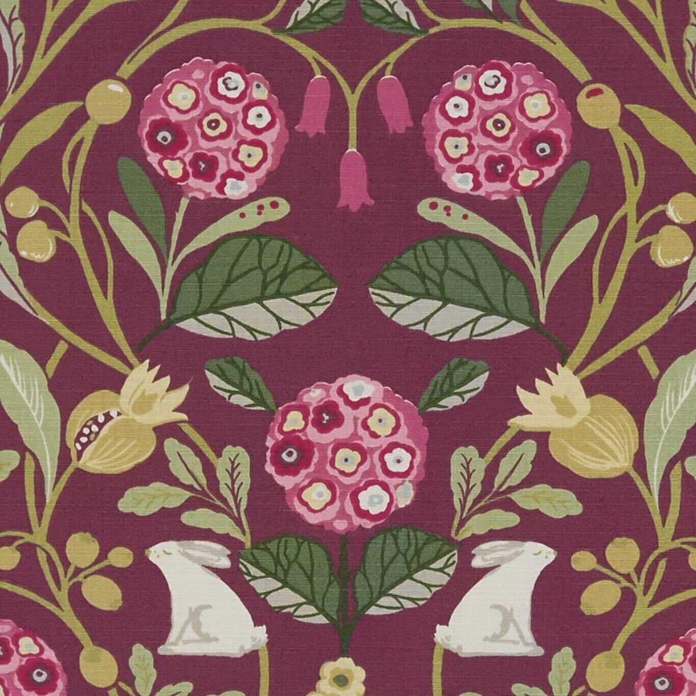 Forester Bunny Tablecloth , Hare Tablecloth , Floral Tablecloth , Rabbit Tablecloth , Easter Tablecloth ,Tablecloth UK - CushionCoverAndDecor