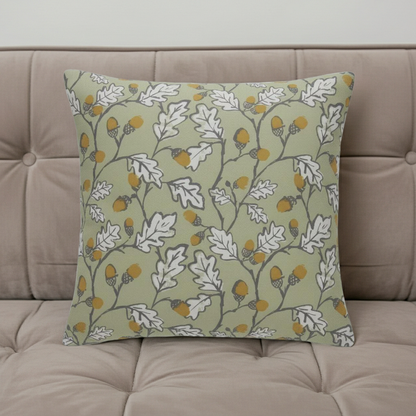 Acorn Trail Sage Green Cushion Cover