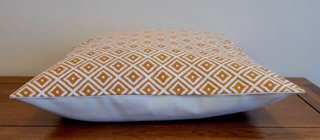 Geometric Cushion Cover , Orange Pillow Cover , Orange Pillow Sham , Throw Pillow , Cushion Cover UK, Decorative Cushion 14" 16" 17" 18" - CushionCoverAndDecor