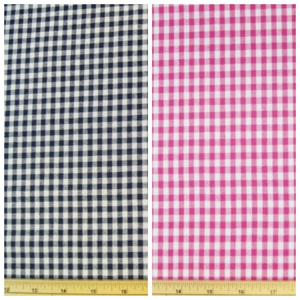 Gingham Tablecloth , Gingham Napkins , Pink Gingham Tablecloth , Blue Tablecloth , Red Gingham Tablecloth 100% Cotton Handmade - CushionCoverAndDecor